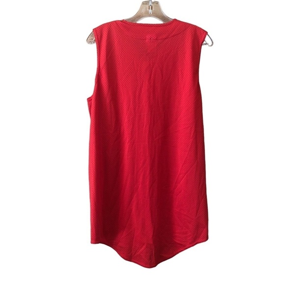 Mens / HIGH FIVE/ Baseball Jersey Sleeveless T Shirt Team Uniform Solid Red M/S - Picture 2 of 10
